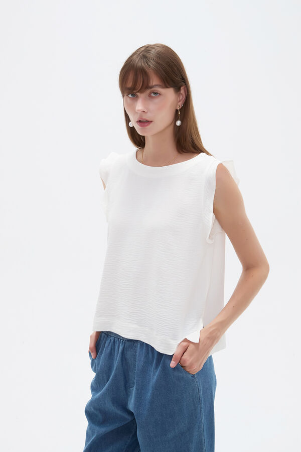BLUSA JASTEL 70607 MARFIL  / OFF WHITE image number null