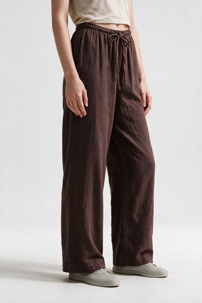 PANTALON OLIA 70809 CAFE image number null