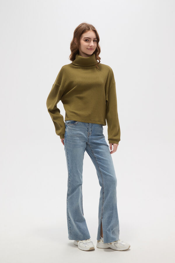 SWEATER SAMM VERDE OLIVA OSCURO image number null