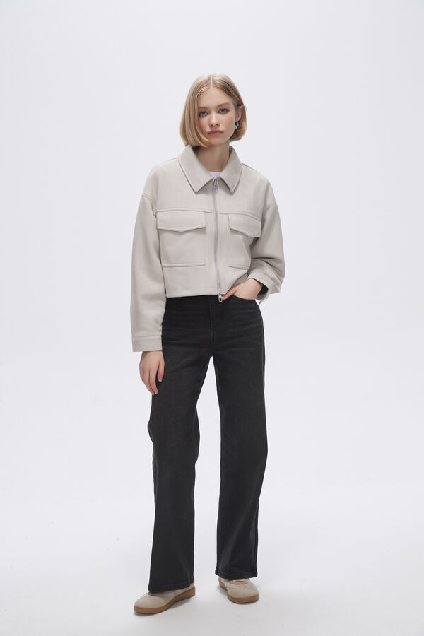CHAQUETA BRUSWI BEIGE CLARO image number null