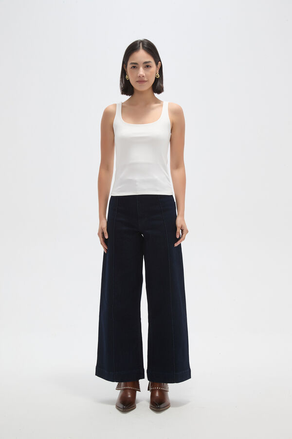 MUSCULOSA MINTAS MARFIL  / OFF WHITE image number null