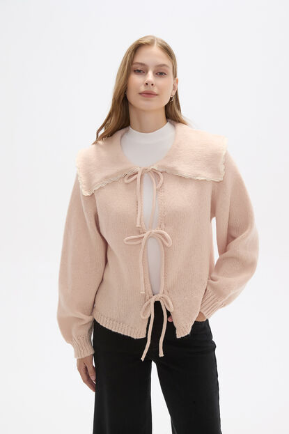 SACO PORTILLO BEIGE MELANGE image number null
