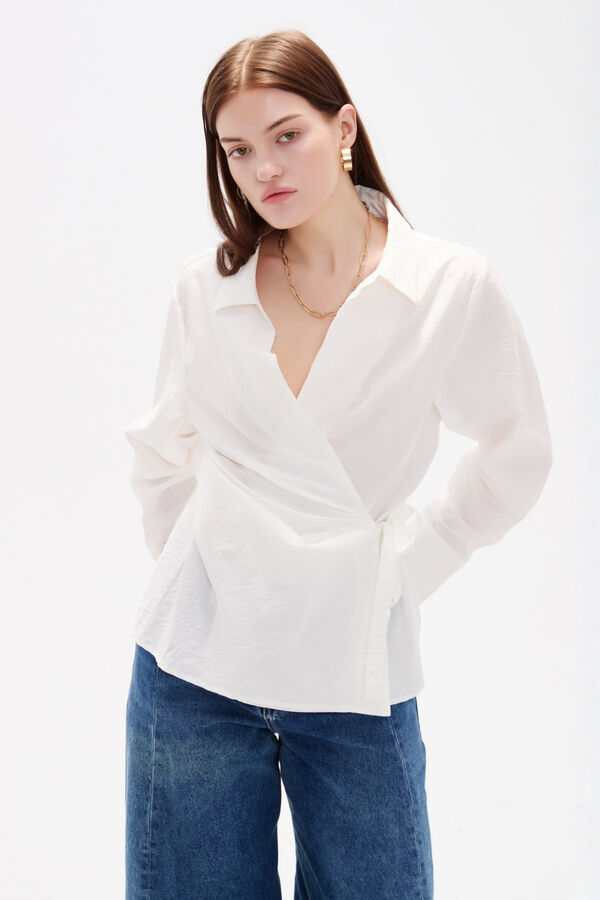 CAMISA ARUNA BLANCO image number null