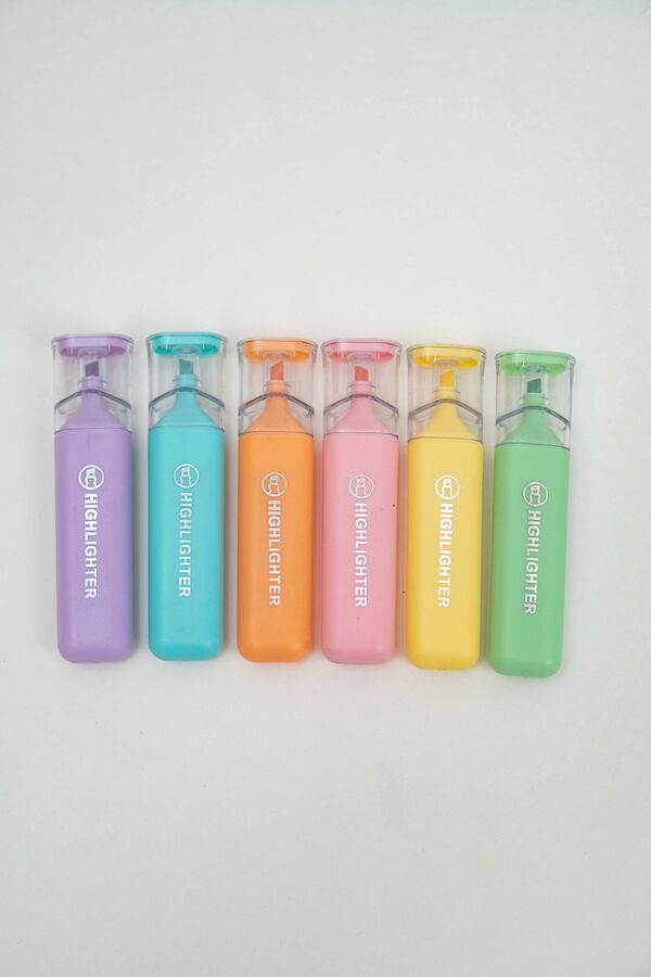 Resaltador Flin, 6 pcs COLOR UNICO image number null