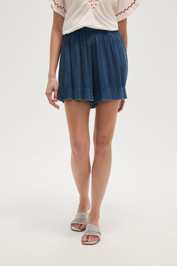 SHORT JOTHI AZUL PIEDRA image number null