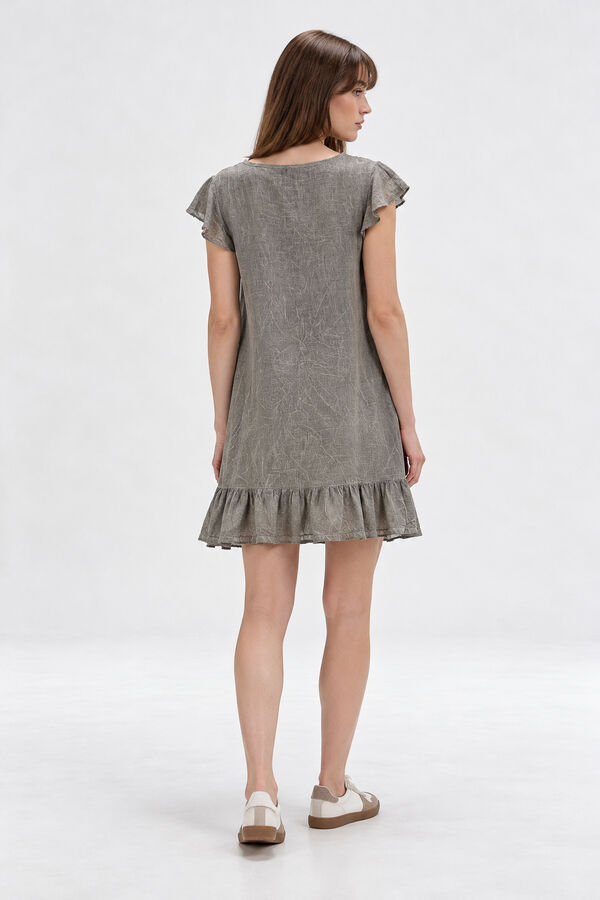 VESTIDO TIEOR 70809 GRIS OSCURO image number null