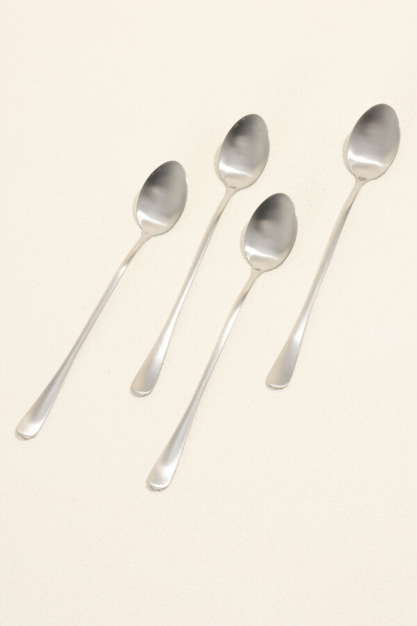 Cuchara Mango largo Olivo Set 4 un. Pla COLOR UNICO image number null