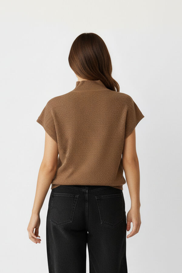 CHALECO MOCH TAUPE CLARO image number null