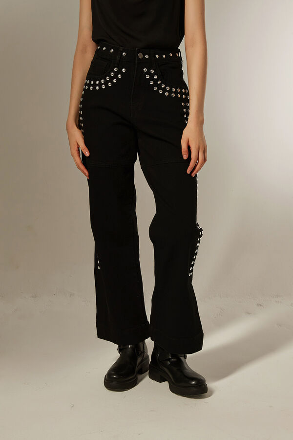 PANTALON BOHOS NEGRO image number null