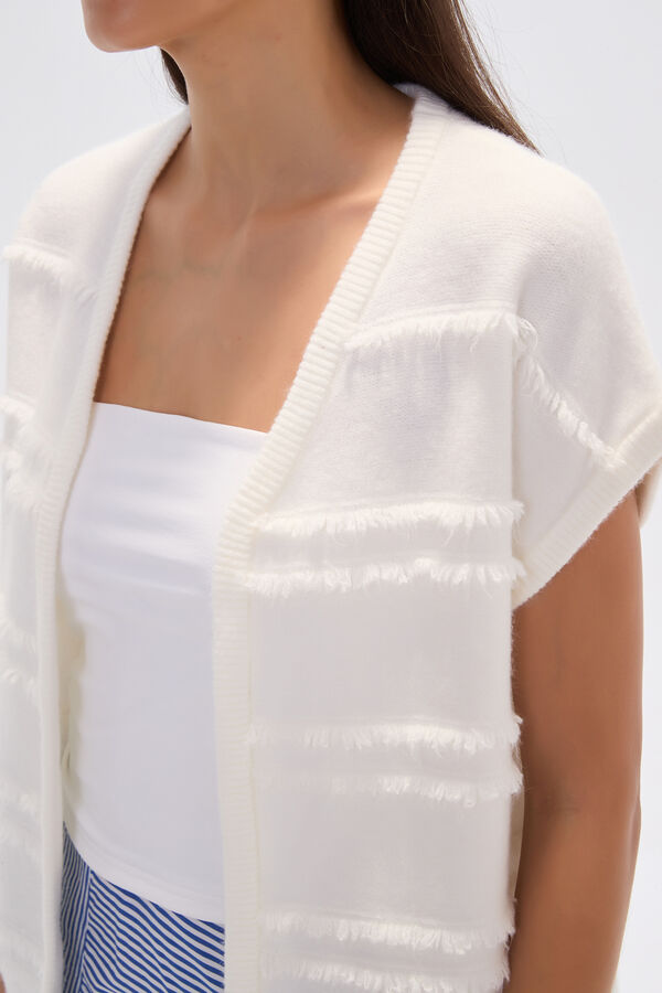 PONCHO PUNCHY MARFIL  / OFF WHITE image number null