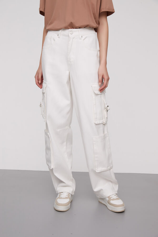 PANTALON ACCETTO MARFIL / OFF WHITE