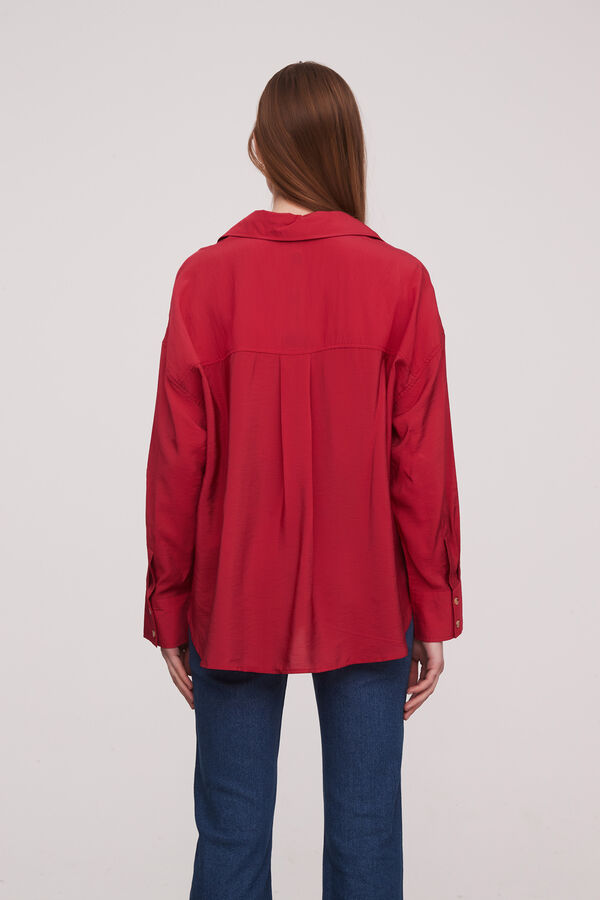 CAMISA MIRTAN CEREZA image number null