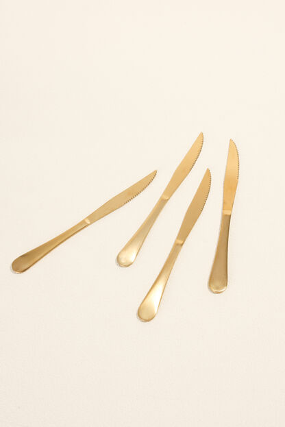 Cuchillo Olivo Set 4 un. Dorado COLOR UNICO image number null