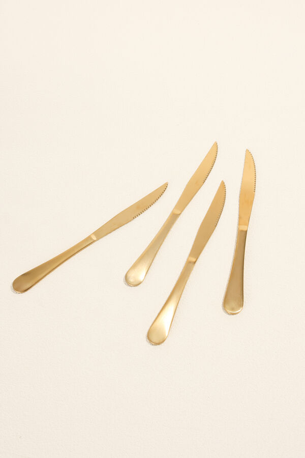 Cuchillo Olivo Set 4 un. Dorado COLOR UNICO image number null