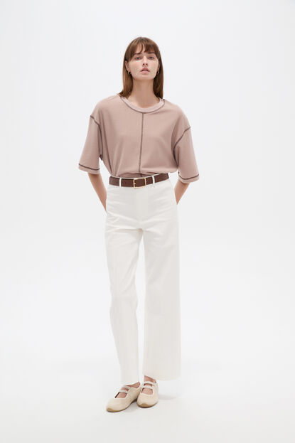 PANTALON ARVILO 70607 MARFIL  / OFF WHITE image number null