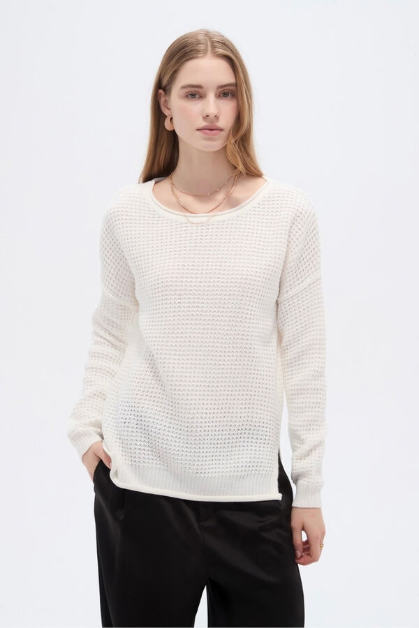 SWEATER BLAUR 70607 BLANCO image number null