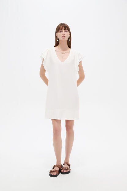 VESTIDO RISI 70809 MARFIL  / OFF WHITE image number null