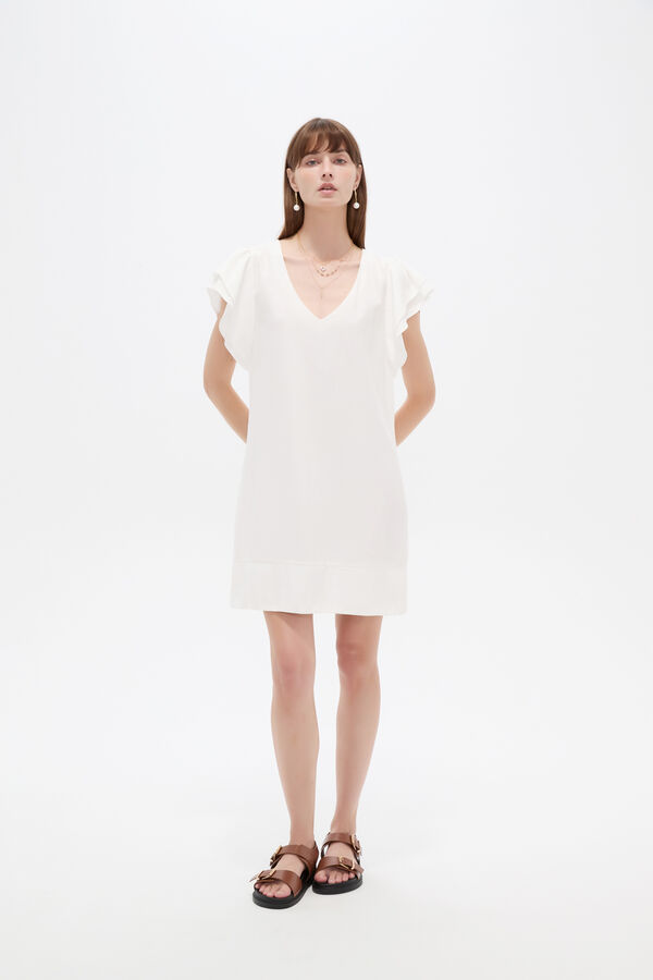 VESTIDO RISI 70809 MARFIL  / OFF WHITE image number null