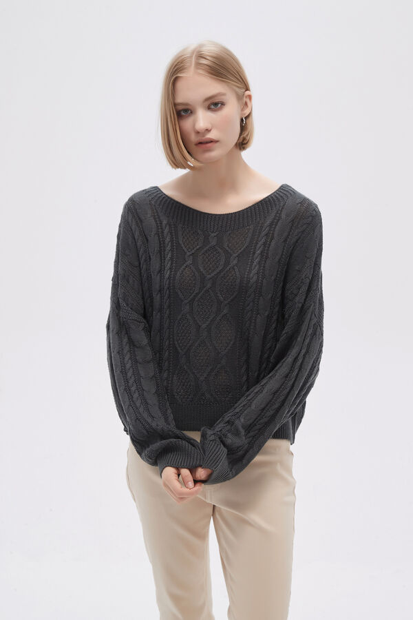SWEATER VIENTO GRIS TOPO image number null