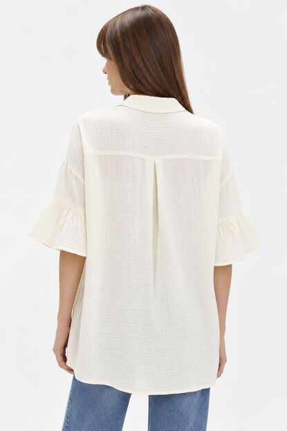 CAMISA BADAR 70809 MARFIL  / OFF WHITE image number null