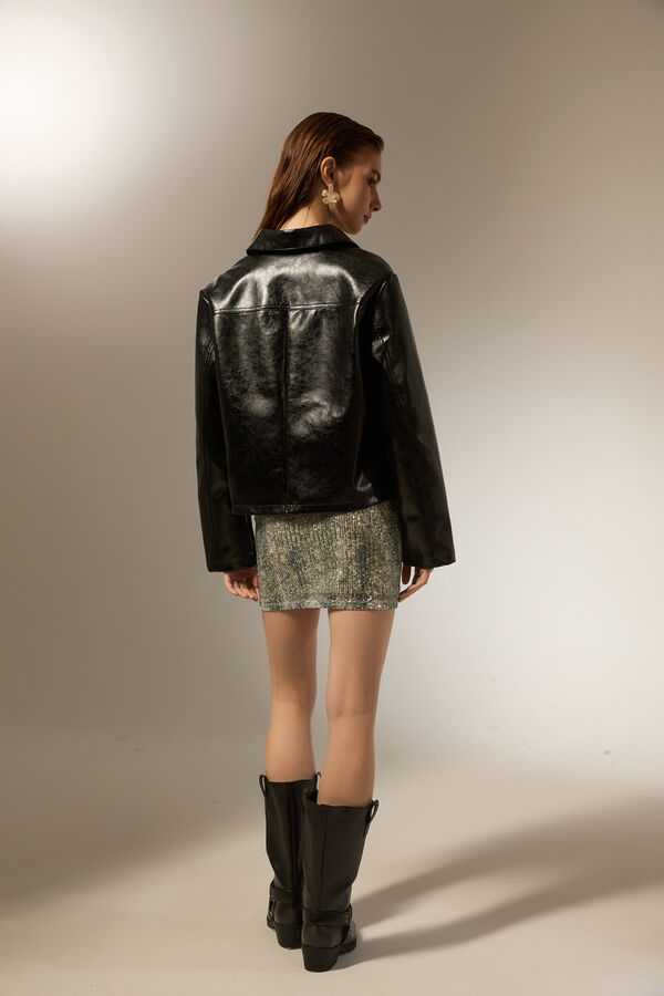 CHAQUETA TASHIRA NEGRO image number null