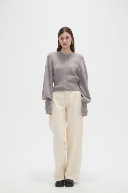 SACO ABBIE GRIS OSCURO image number null