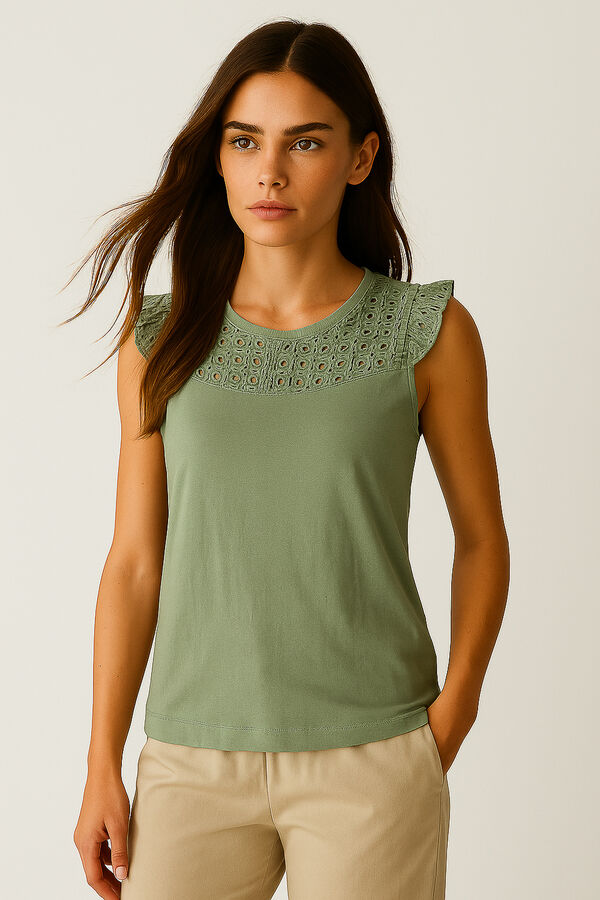 MUSCULOSA COLSEN VERDE GRISACEO image number null