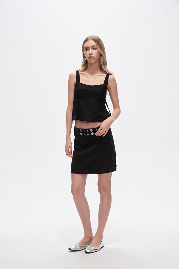 FALDA ELFANIS GRIS OSCURO image number null