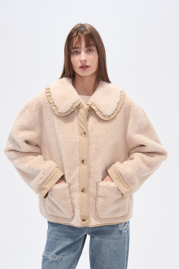 CHAQUETA ALONI CRUDO / NATURAL image number null