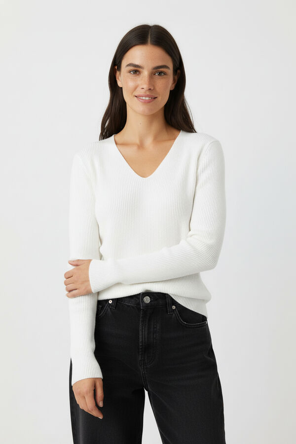 SWEATER AUMBA MARFIL  / OFF WHITE image number null