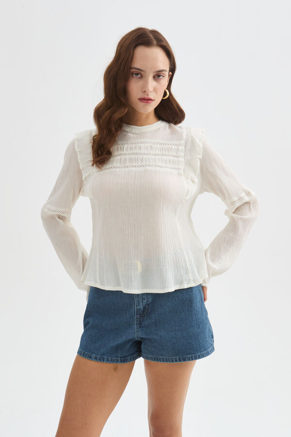 BLUSA SORLAN 70607 AMARILLO PALIDO image number null
