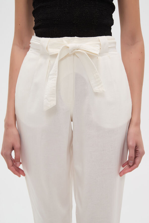 PANTALON SOUZA MARFIL  / OFF WHITE image number null