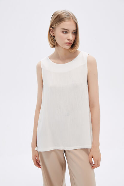 MUSCULOSA PEDER MARFIL  / OFF WHITE image number null