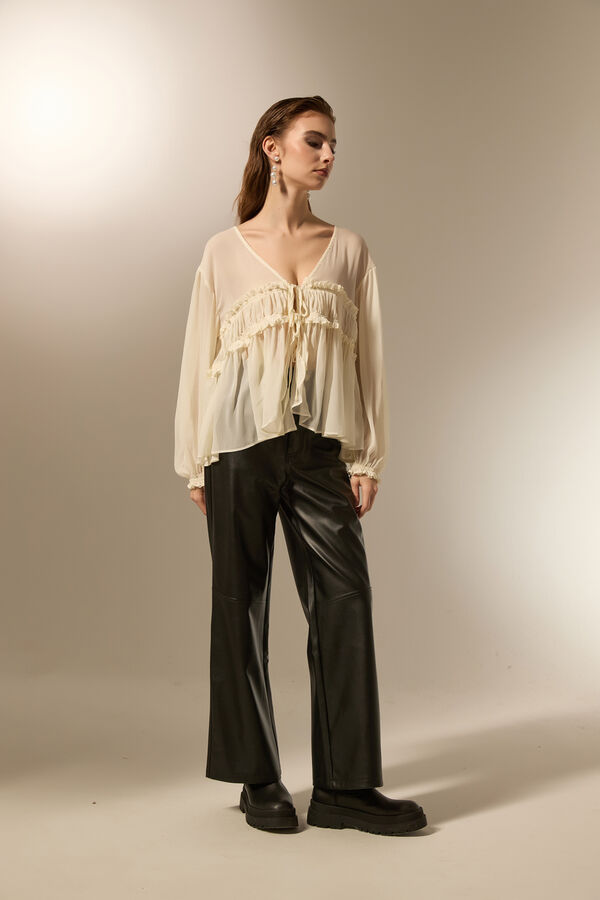 BLUSA CELIN CRUDO / NATURAL image number null