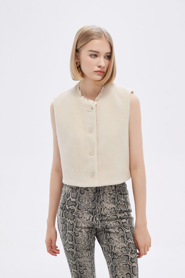 CHALECO FRESHY BEIGE CLARO image number null