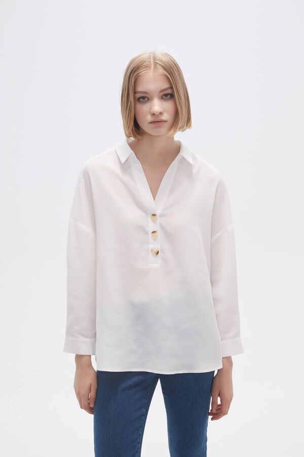 BLUSA KANSAS BLANCO image number null