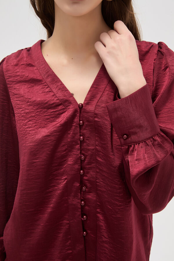 CAMISA SENIA BORDEAUX image number null