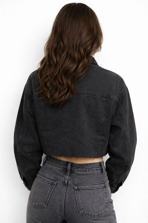 CAMPERA CARTO GRIS OSCURO image number null