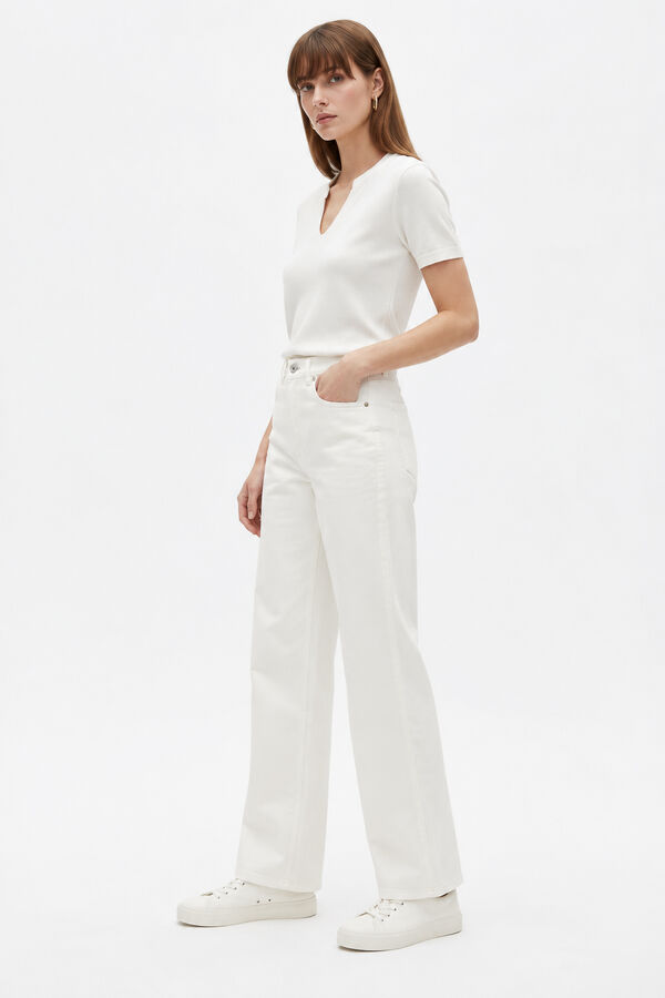 PANTALON ESINO 70607 MARFIL  / OFF WHITE image number null