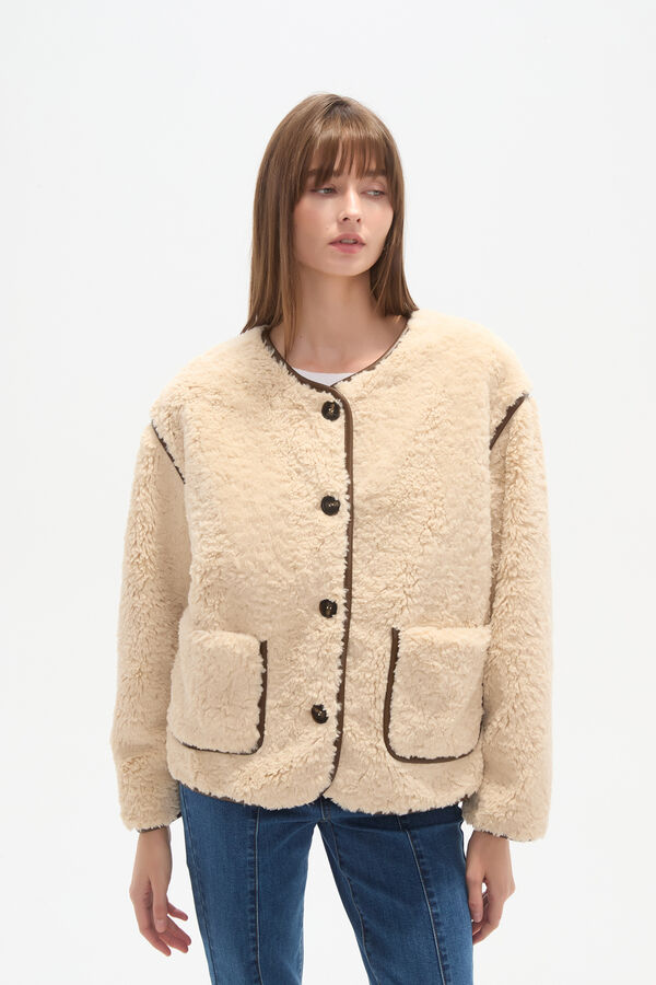 CAMPERA SELENIA BEIGE CLARO image number null