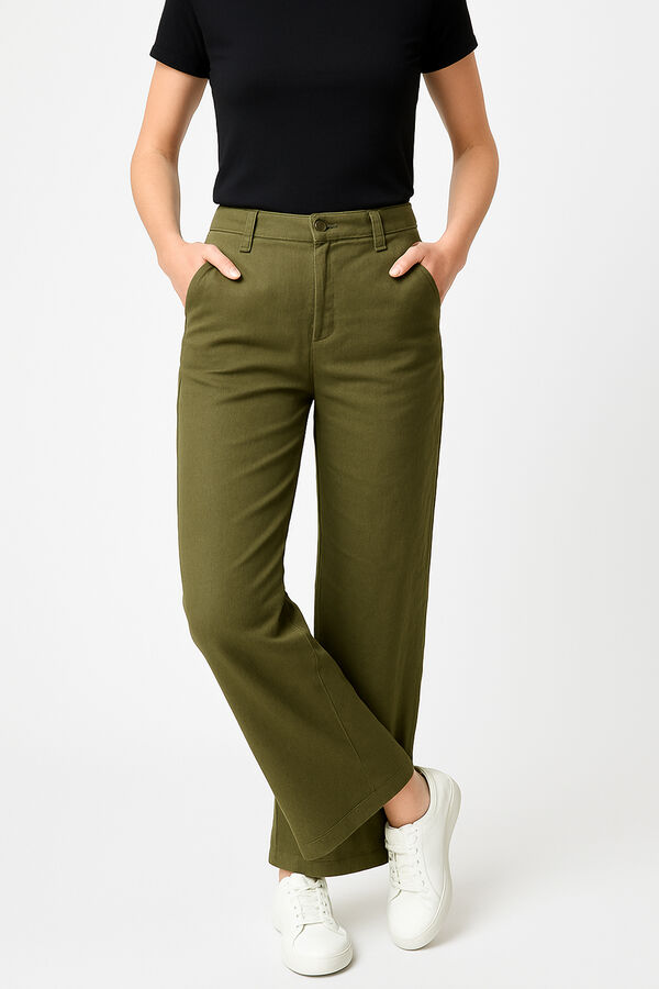 PANTALON TIRNA VERDE OLIVA image number null
