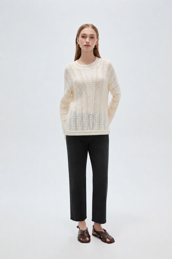 SWEATER ESTERNI 70809 MARFIL  / OFF WHITE image number null