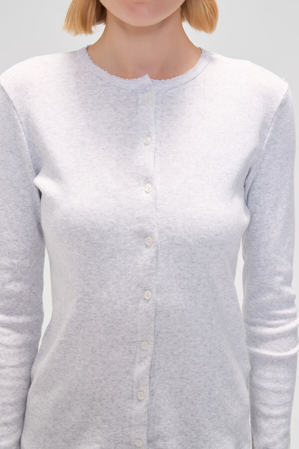 CARDIGAN FARDO GRIS image number null