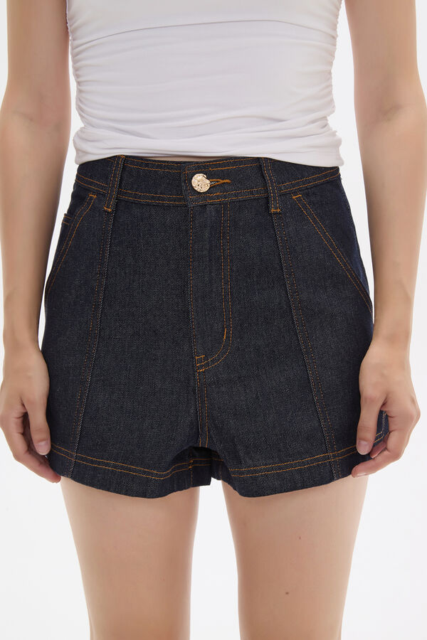 SHORT MIRNIA AZUL INDIGO image number null