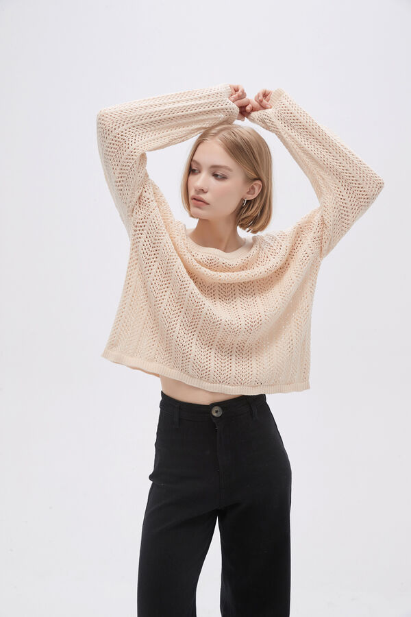 SWEATER FLIP CRUDO / NATURAL image number null