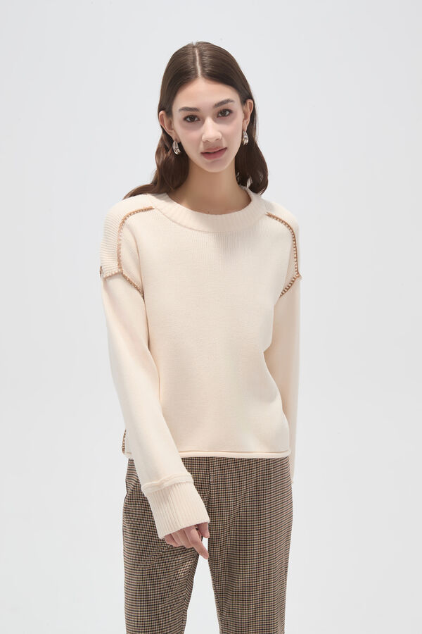 SWEATER FLORISE CRUDO / NATURAL image number null