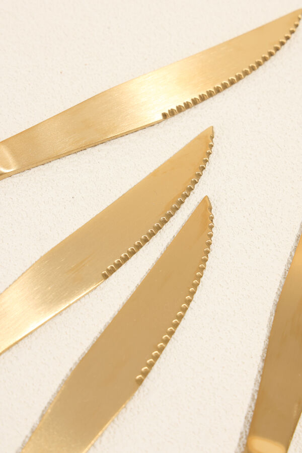 Cuchillo Olivo Set 4 un. Dorado COLOR UNICO image number null