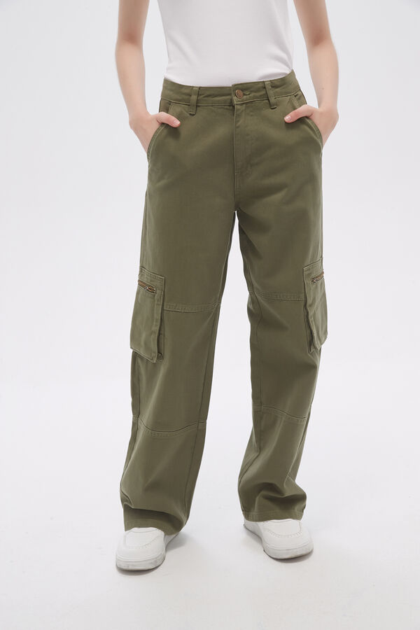 PANTALON APPARAT VERDE OLIVA image number null