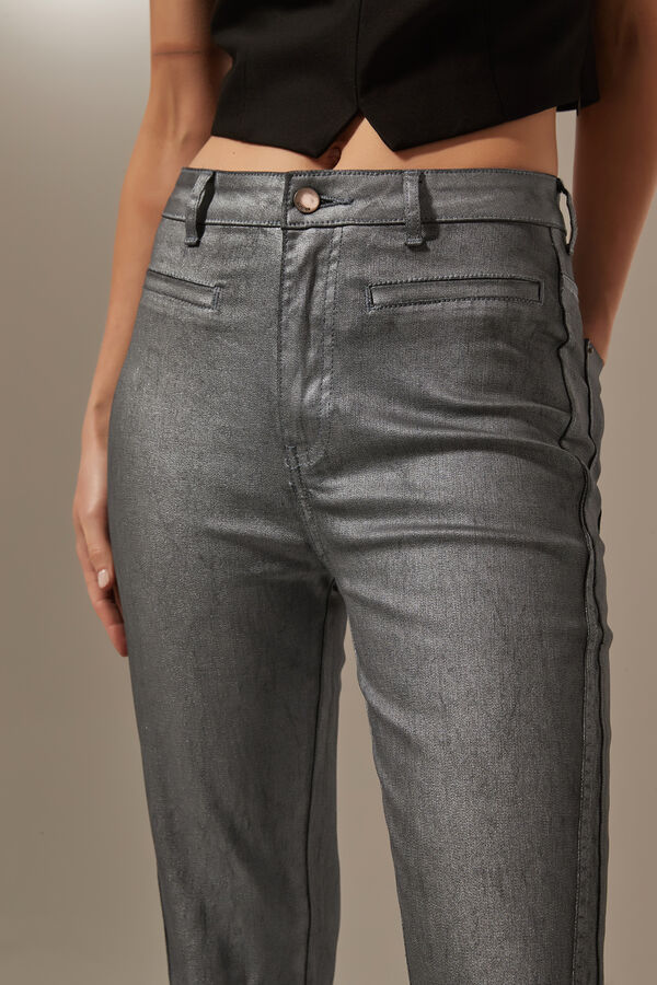 PANTALON KANOL PLATEADO image number null