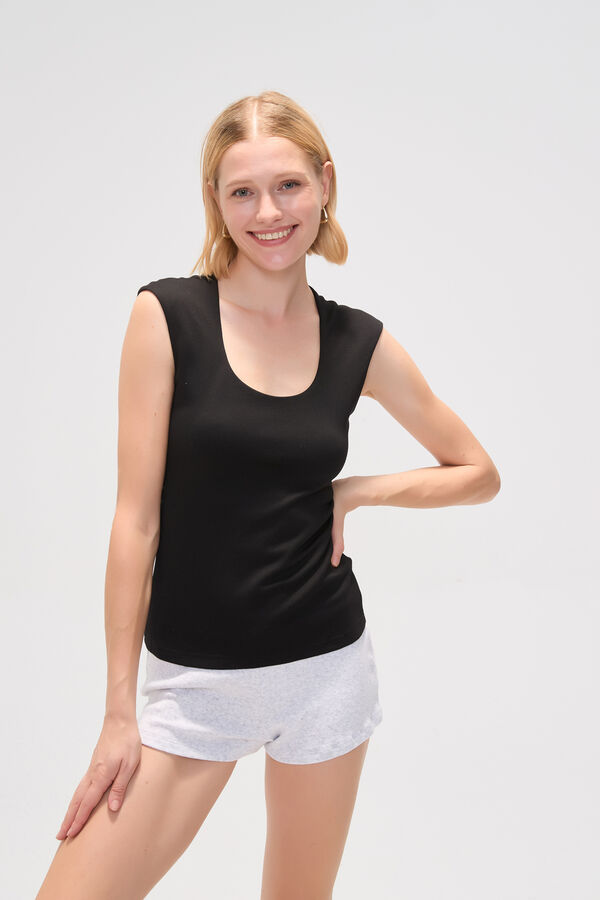 MUSCULOSA CLIA NEGRO image number null